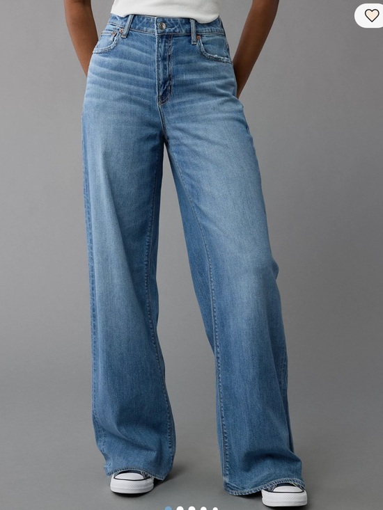 American Eagle Outfitters Denim - NWT AE Dreamy Drape Stretch Super High-Waisted Baggy Wide-Leg Jean